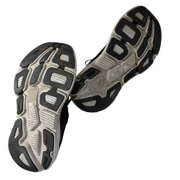 Hoka One Bondi 7 Black White Running Shoe Women's Sneaker Sz6 Wide Comfort - Picture 7 of 11